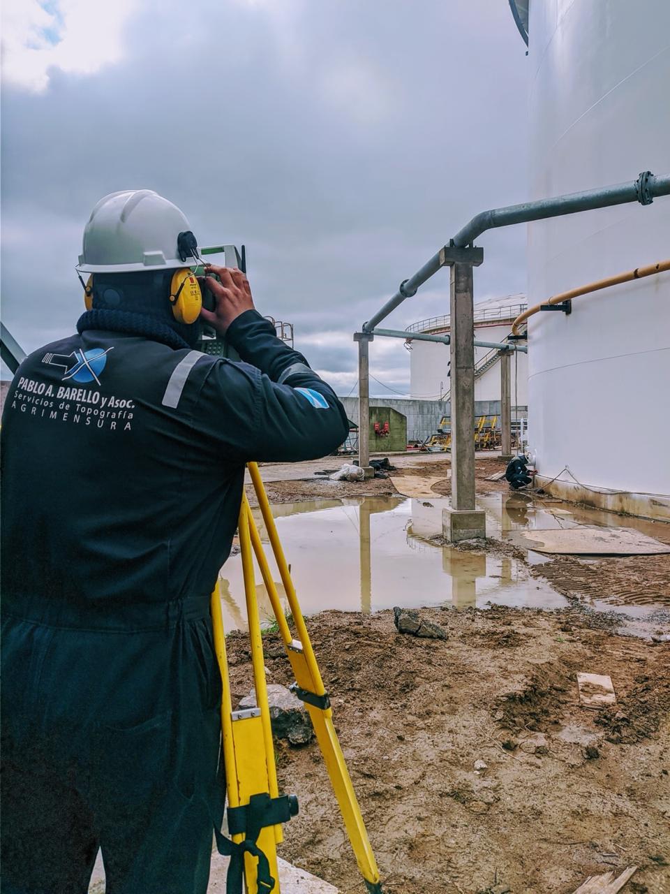 Profesional de topografía Pablo Barello